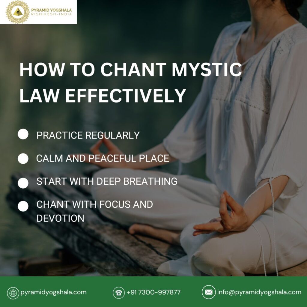 How to chant Mystic Law effectively