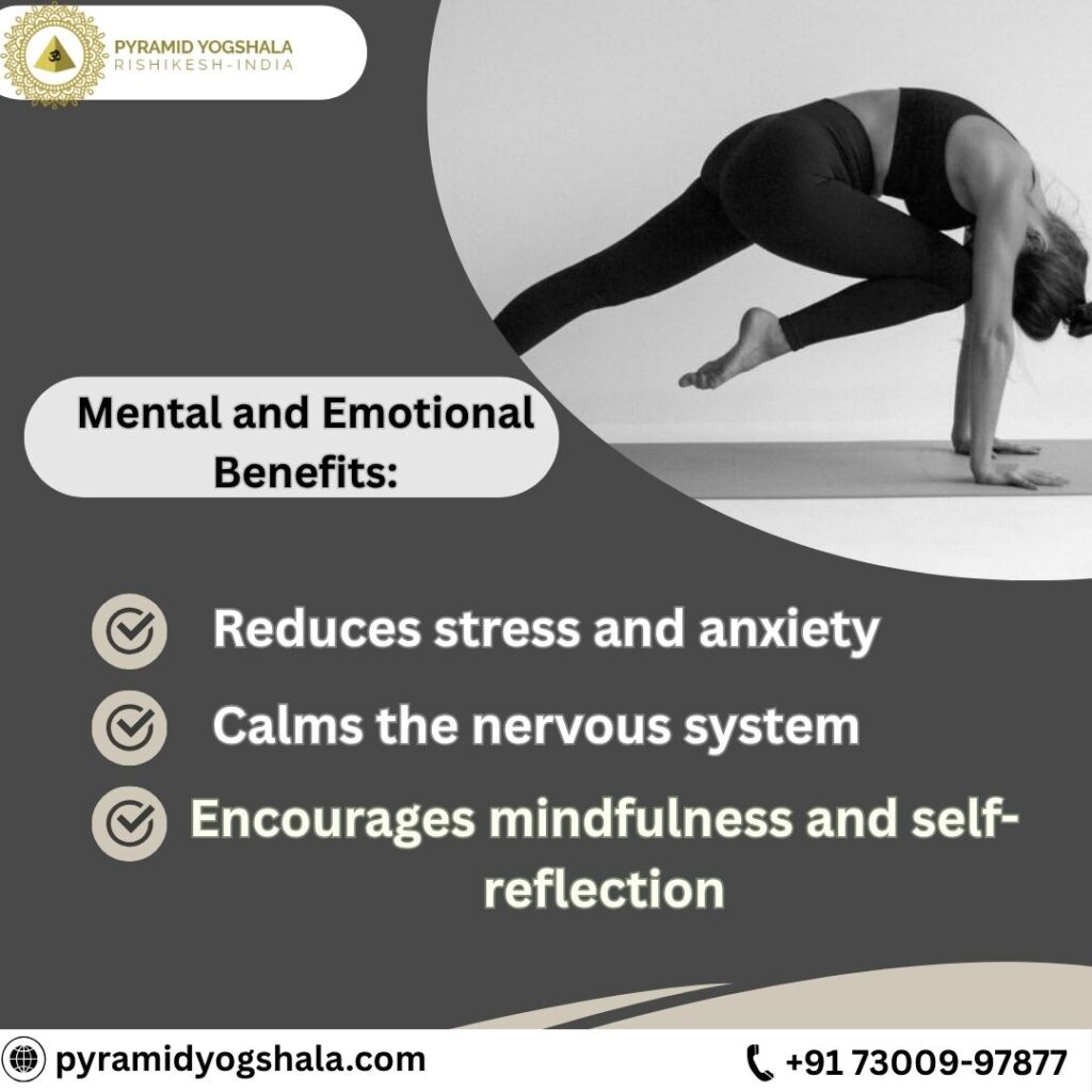 Mental and Emotional Benefits
