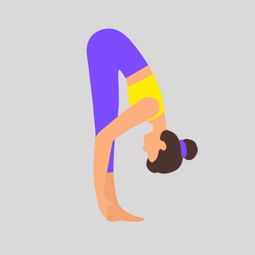 Hasta Padasana (Hand to Foot Pose) 12 Surya Namaskar Mantras