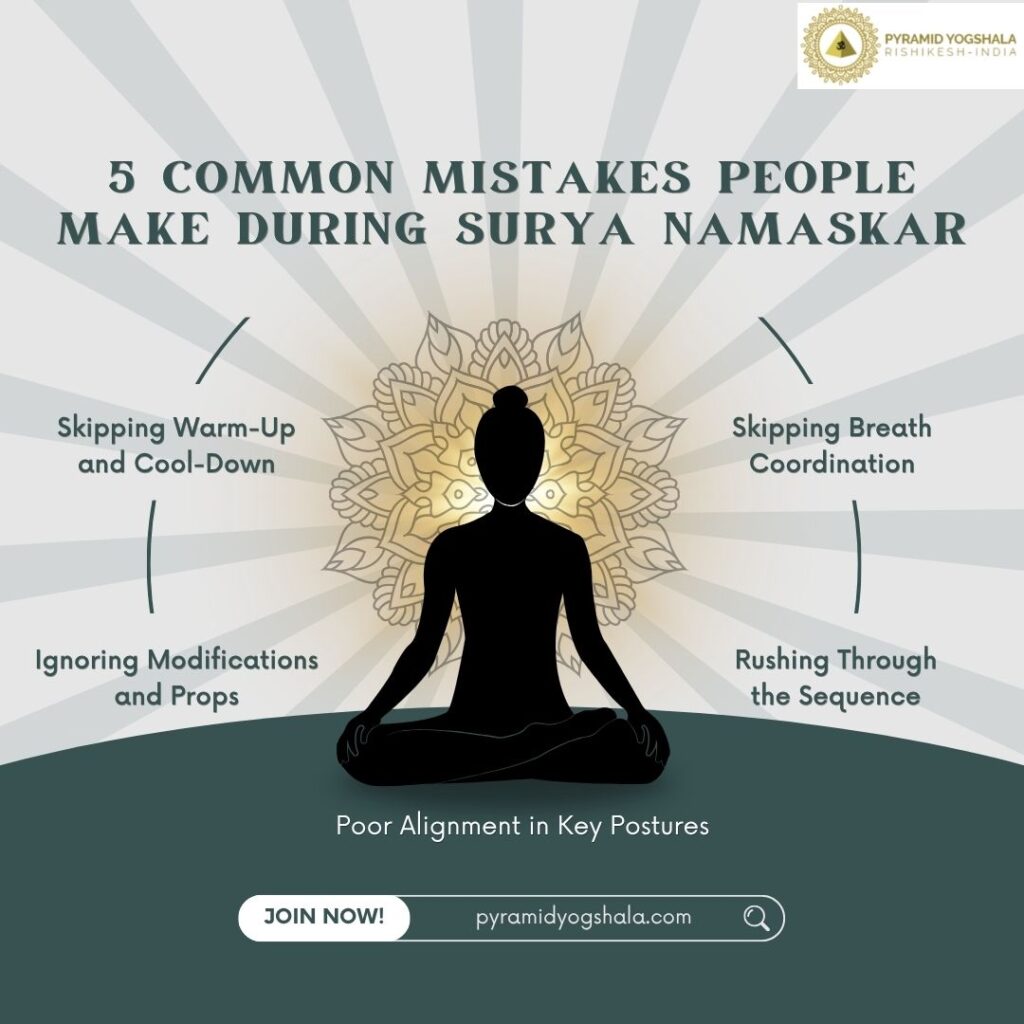 5 Common Mistakes People Make During Surya Namaskar