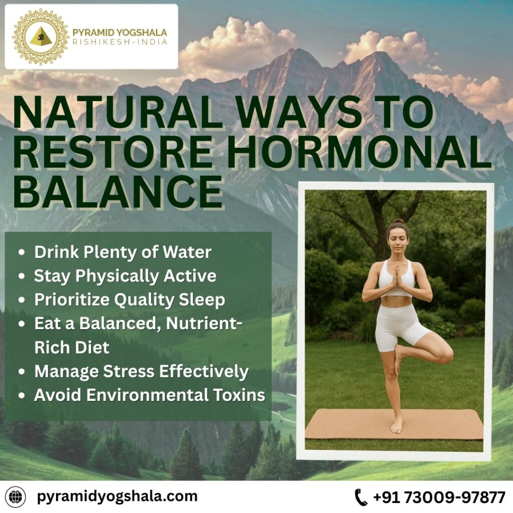 Natural ways to restore hormonal balance 