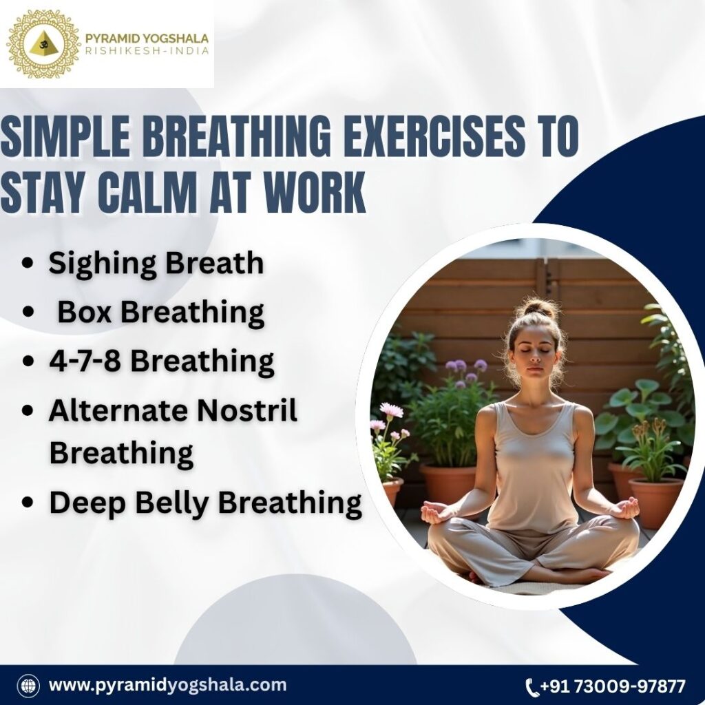 Simple Breathing Exercises to Stay Calm at Work