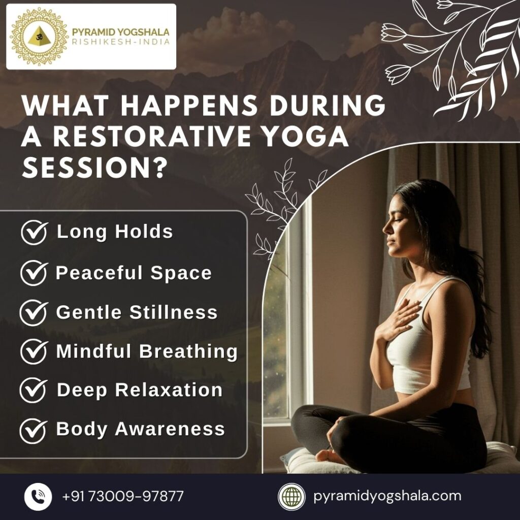 What Happens During a Restorative Yoga Session?